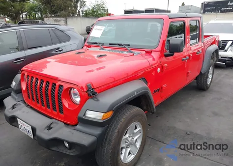 2020 Jeep Gladiator Sport S 4X4 z USA, uszkodzony, nr VIN 1C6HJTAG6LL129268